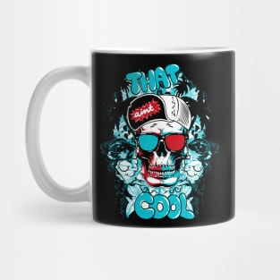 skull with beach theme Mug